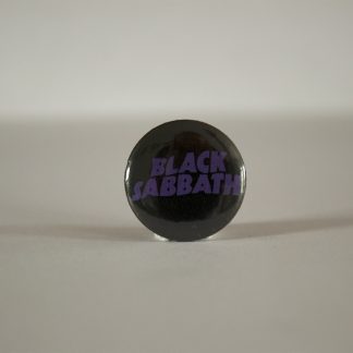 Turborock Productions Black Sabbath, purple/black, badge/pin Heavy Metal