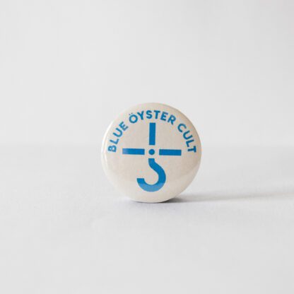 Turborock Productions Blue Öyster Cult, offwhite/blue, badge/pin Heavy Metal