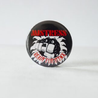 Turborock Productions Mistress, black (37 mm), badge/pin Heavy Metal