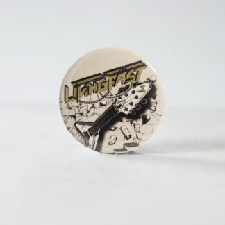 Turborock Productions Living Fast – Wall Breaker (37 mm), badge/pin Heavy Metal