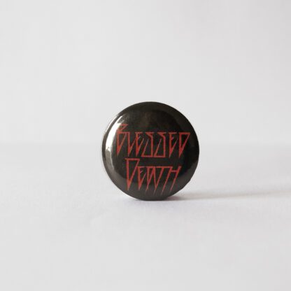 Blessed Death, black/red, badge/pin